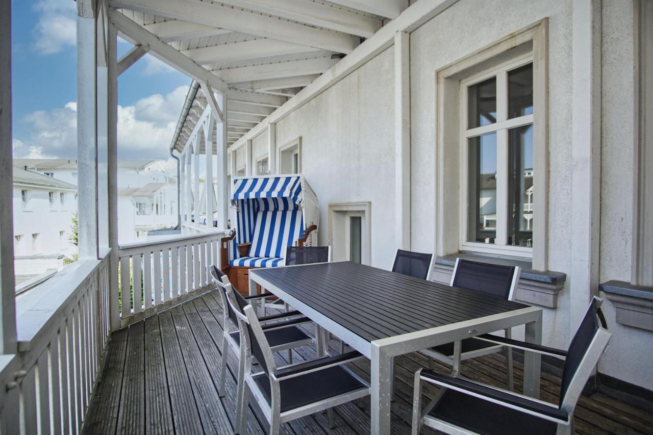Balkon, Gratis Nutzung Vom Ahoi Erlebnisbad Und Sauna In Sellin - Residenz Strandeck Fewo01 Goehren  Kültér fotó